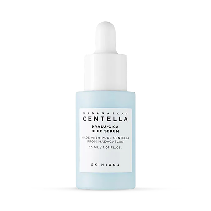 Skin1004 Madagascar Centella Hyalu-Cica Blue Serum with Hyaluronic Acid & Ivy Leaf Extract for All Skin Types 50ml