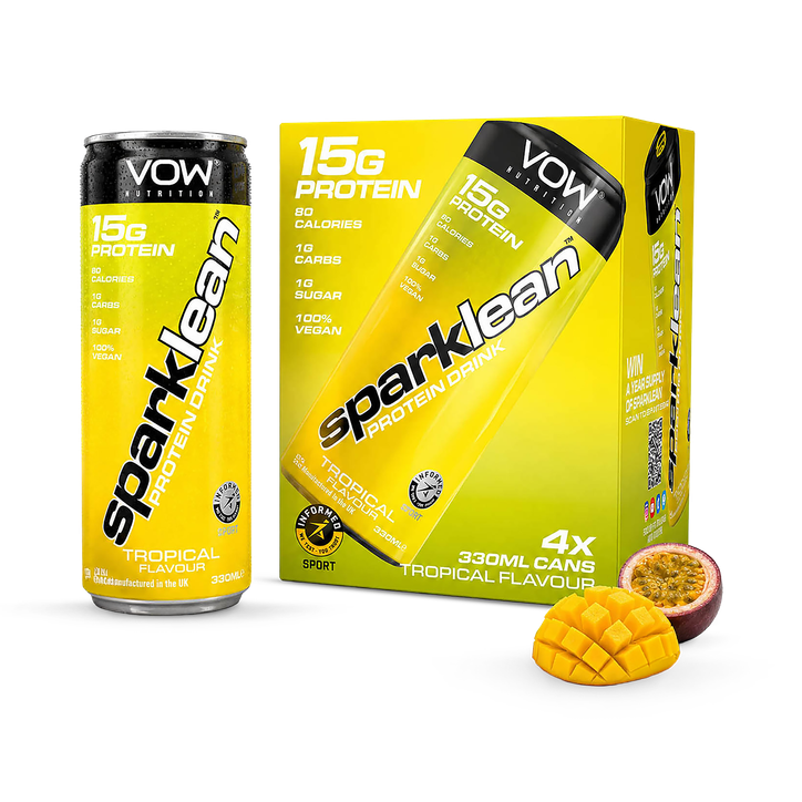 Sparklean Protein Drink Tropical Flavour 330ml x 4