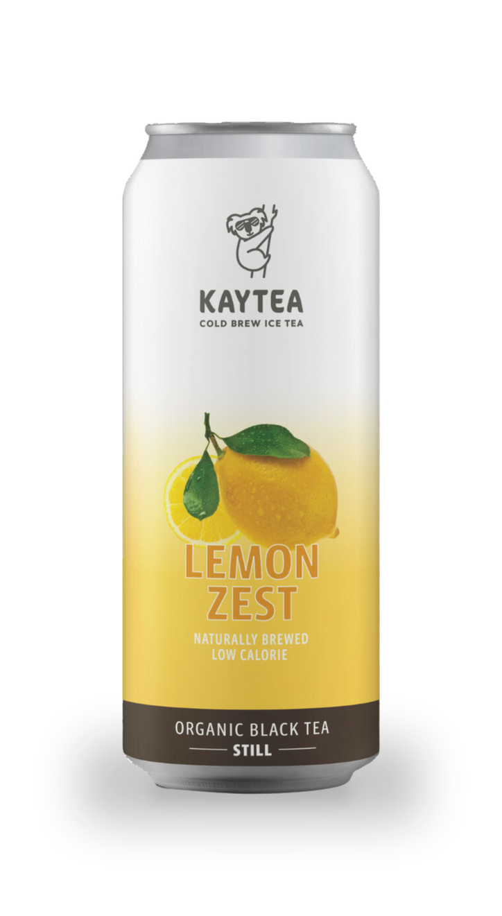 KAYTEA Organic Iced Tea Lemon Zest  12x330ml