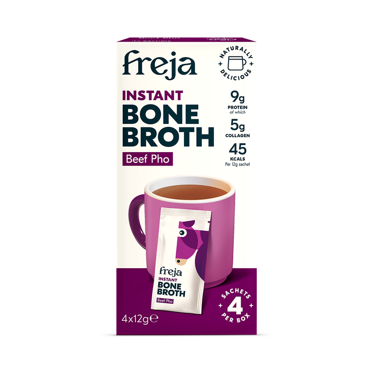 Freja Instant Bone Broth Sachets Beef Pho 4 x 12 g