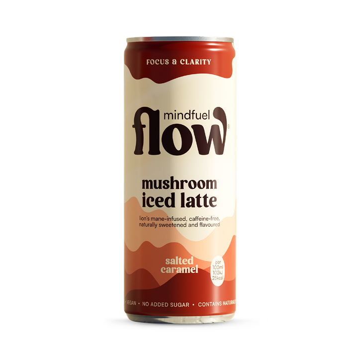 Mindfuel Flow Lion’s Mane Mushroom Oat Latte Salted Caramel 250ml