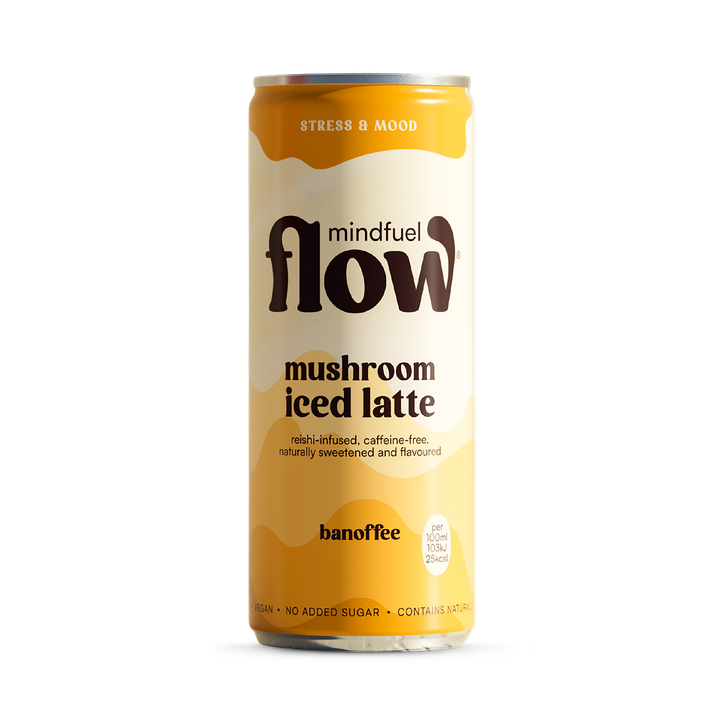 Mindfuel Flow Reishi Mushroom Oat Latte Banoffee 250ml