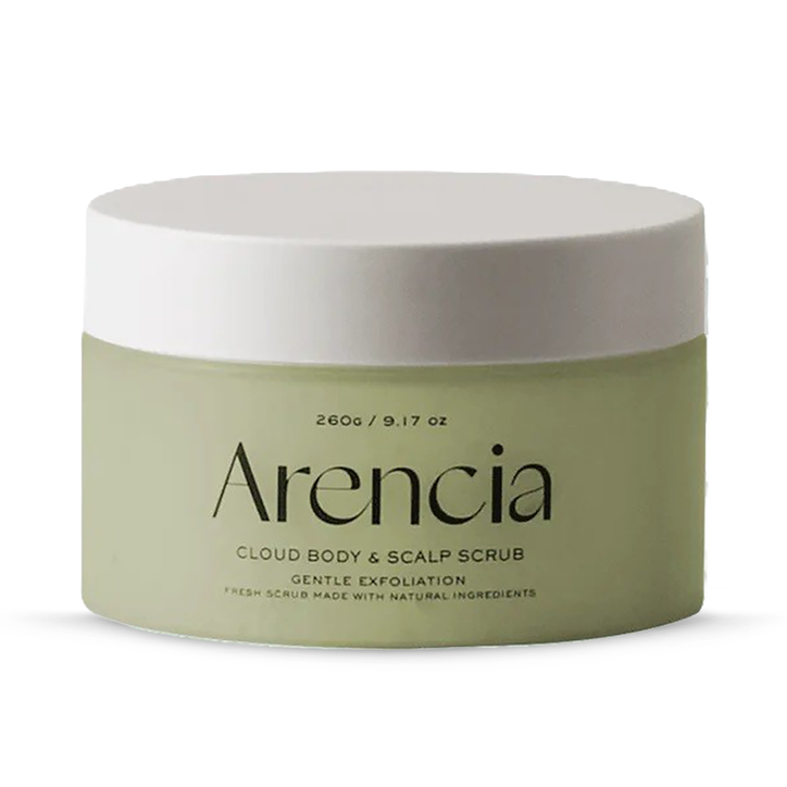 ARENCIA Fresh Cloud Body & Scalp Scrub (Geranium & Prim Rose) 260g