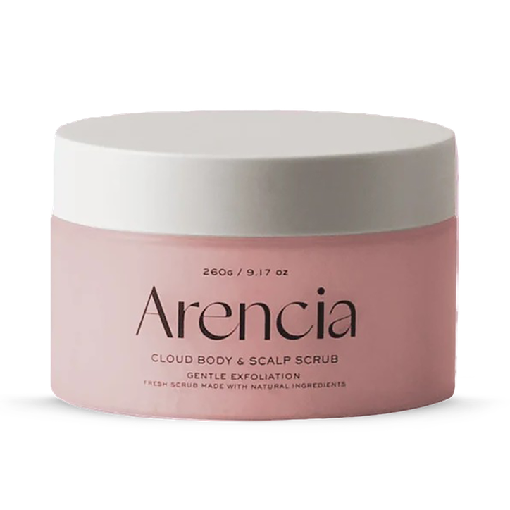 ARENCIA Fresh Cloud Body & Scalp Scrub (Lavender & Pear) 260g