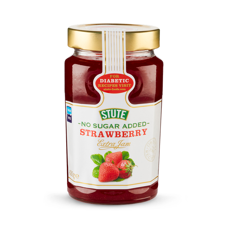 Stute No Sugar Added Strawberry Jam 430g