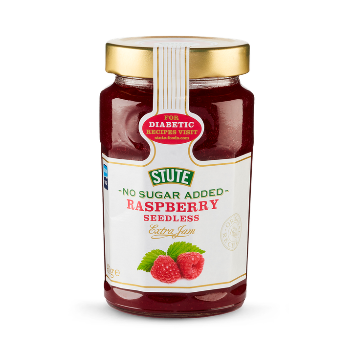 Stute No Sugar Added Raspberry Jam 430g