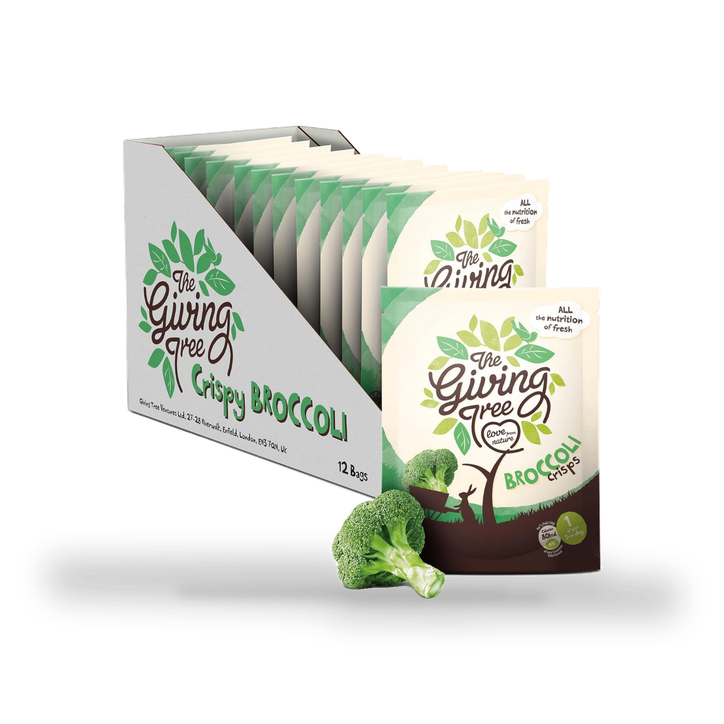 The Giving Tree Vaccum Fried Broccoli Crisps 12 x 18g