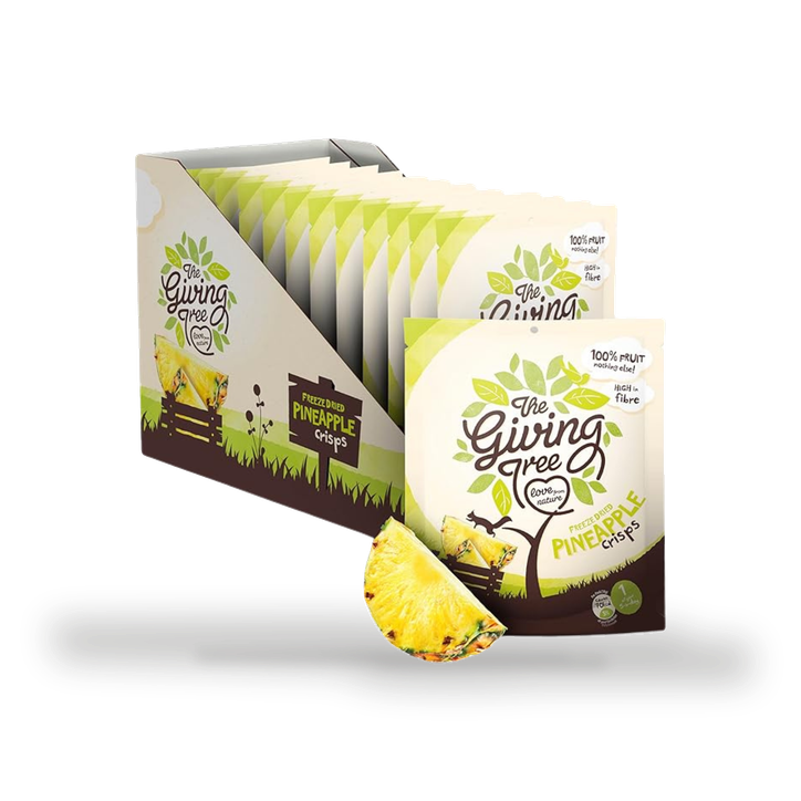 The Giving Tree Freeze Dried Pineapple Crisps 12 x 18g