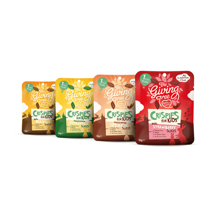 The Giving Tree Crispies for Kids Variety Pack 12 x 10g