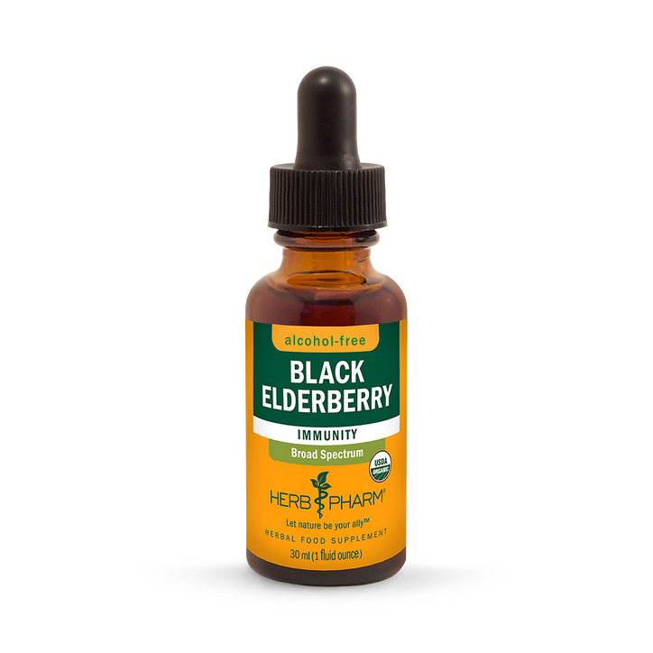 Herb Pharm Black Elderberry, Alcohol-Free 30ml Organic