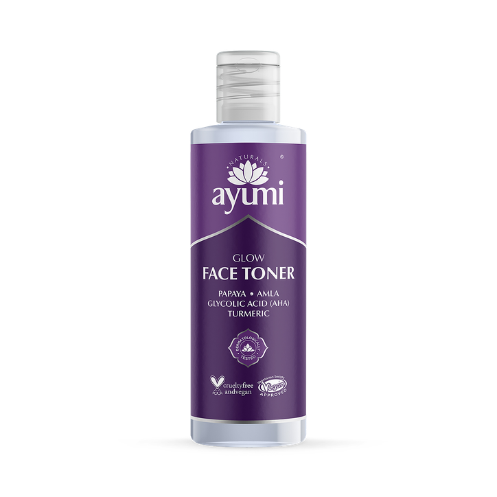 Glow Turmeric & Papaya Facial Toner, Natural Brightening Toner for Dull Skin and Radiance, Dermatologically Tested and Vegan 150ml