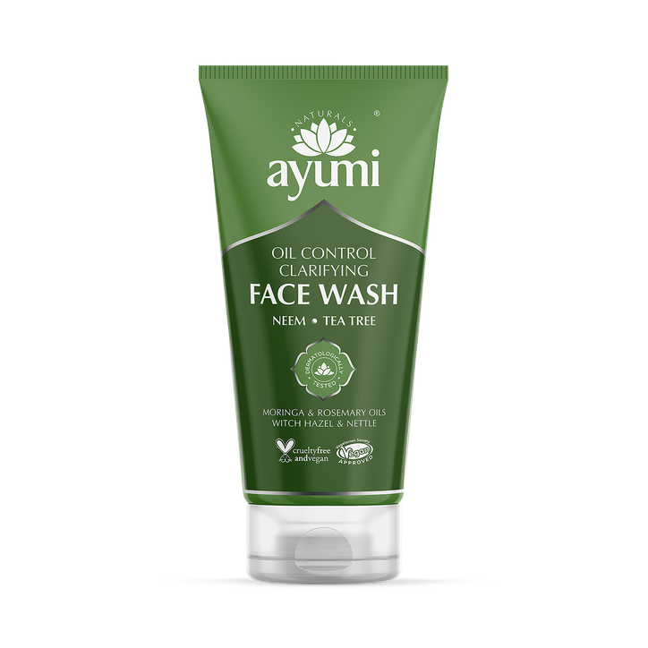 Neem & Tea Tree Oil Control Face Wash, Gentle Purifying Cleanser for Oily and Acne-Prone Skin 150ml