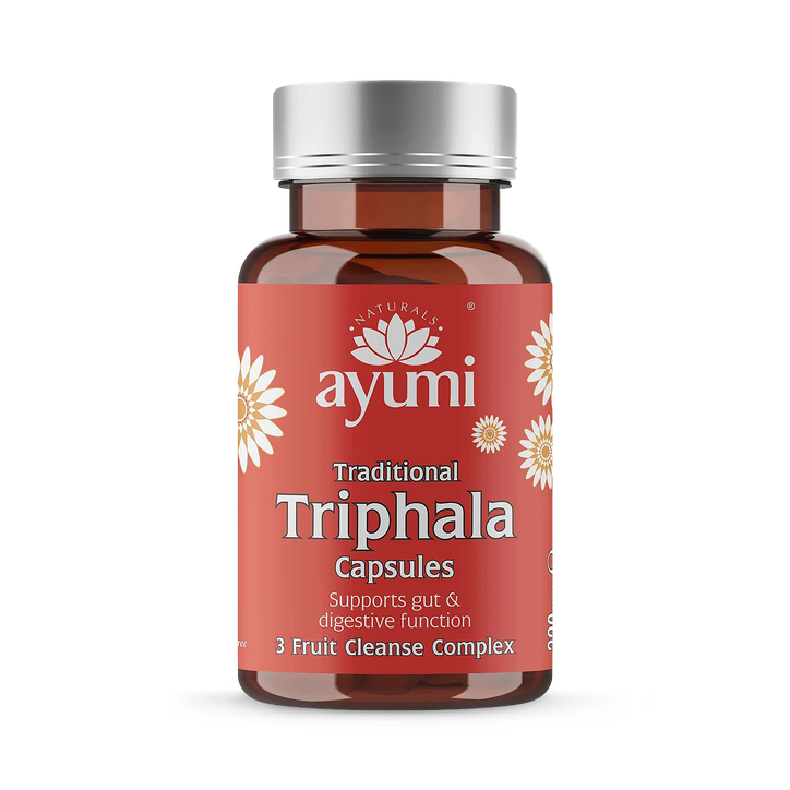 Triphala Vegan Capsules, Digestive Cleanse and Gut Health | High Potency 60 Capsules