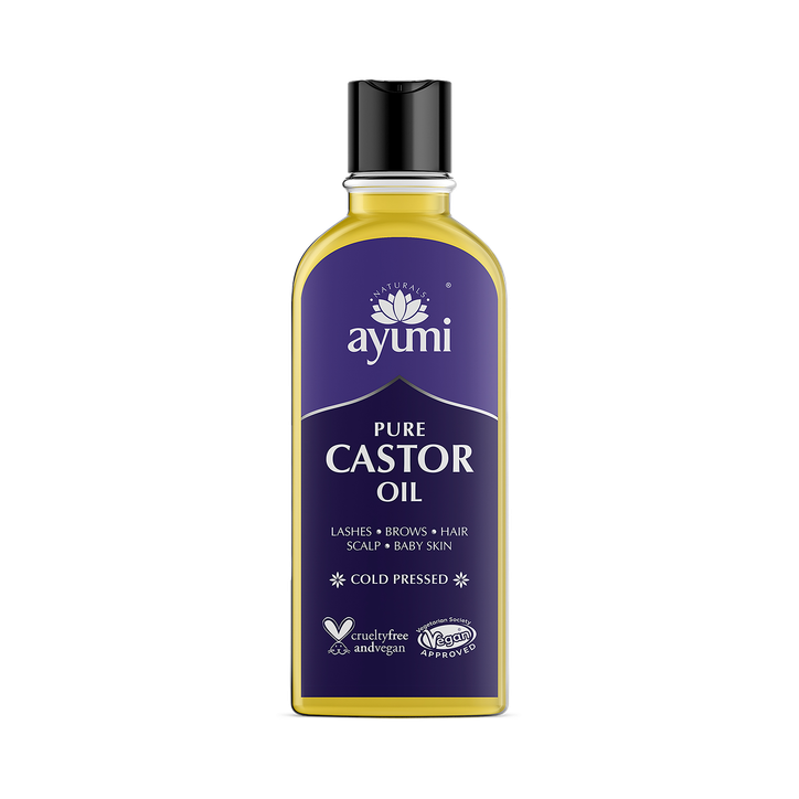 Cold Pressed Pure Castor Oil, Natural Oil for Lashes, Body and Dry Skin (BP) 150ml