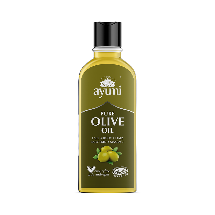 Cold Pressed Pure Olive Oil, Natural Oil for Face, Body,  Hair Nourishment 150ml
