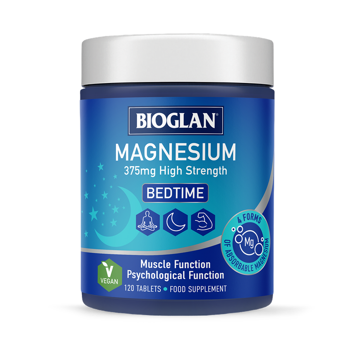 Bioglan Magnesium Bedtime tablets 375 mg 120 Tablets