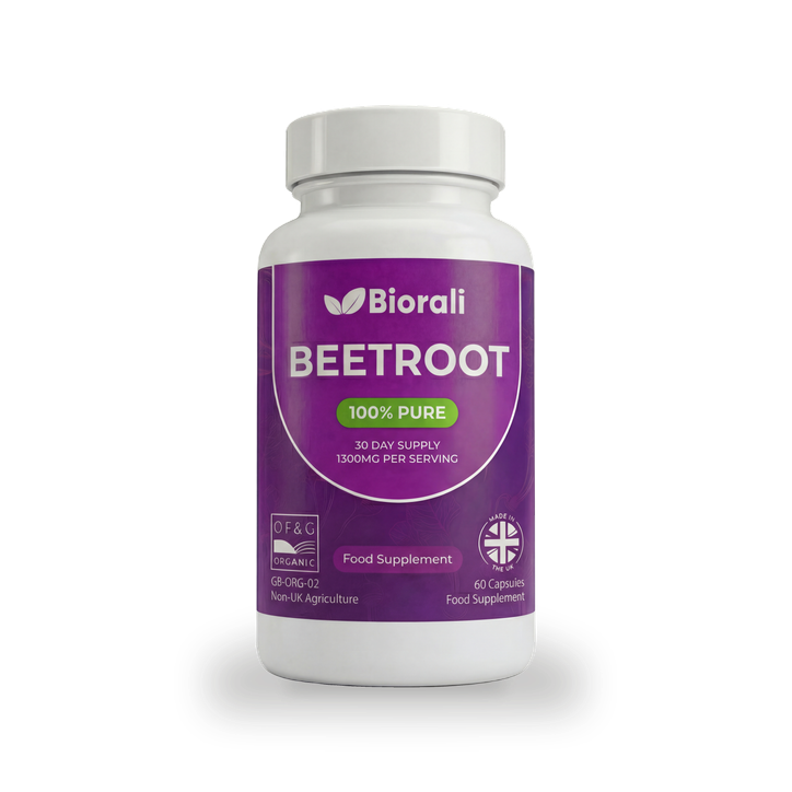 Biorali Organic Beetroot Capsules - 60 Capsules
