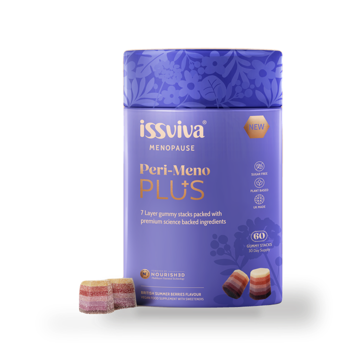 Issviva Menopause Peri Meno Plus+ Food Supplement Stacks 30-day Supply