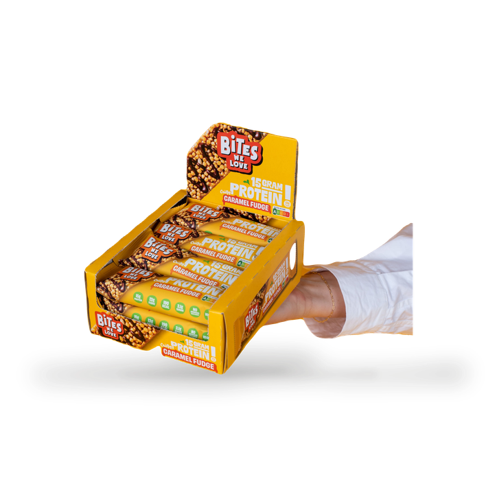 BitesWeLove Protein Bar Caramel Fudge 12*50g