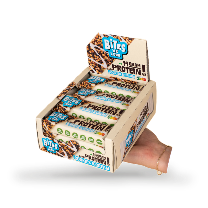 BitesWeLove Protein Bar Cookies & Cream 12*50g