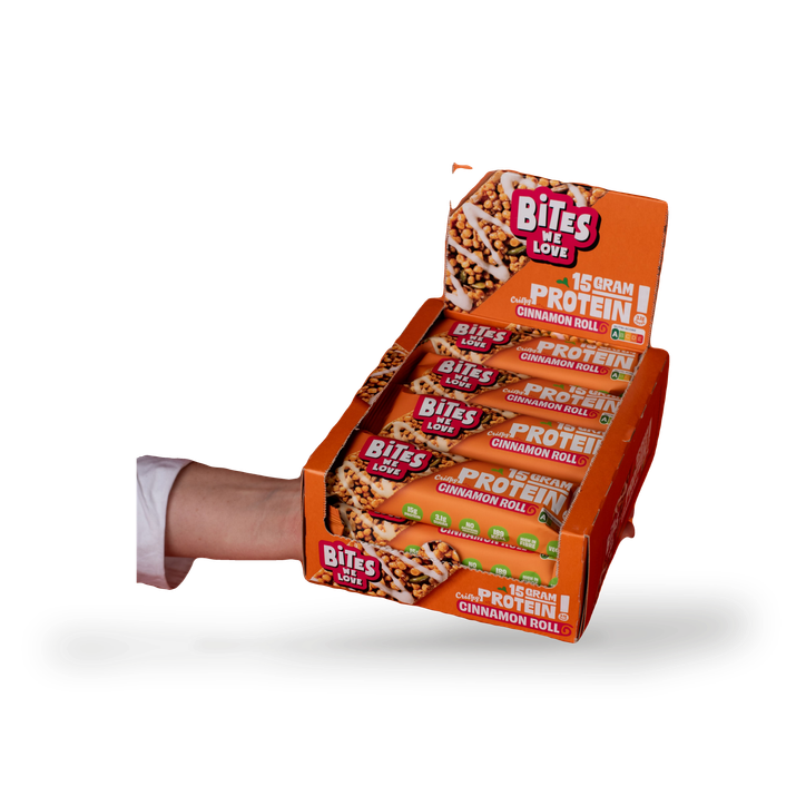 BitesWeLove Protein Bar Cinnamon Roll 12*50g
