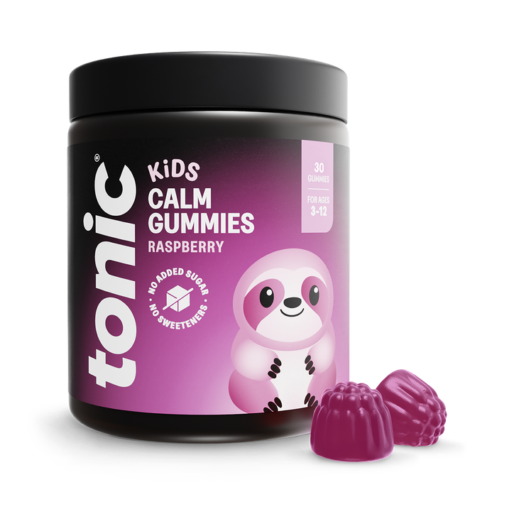 Tonic Kids Calm Magnesium Gummies Raspberry 30 Gummies