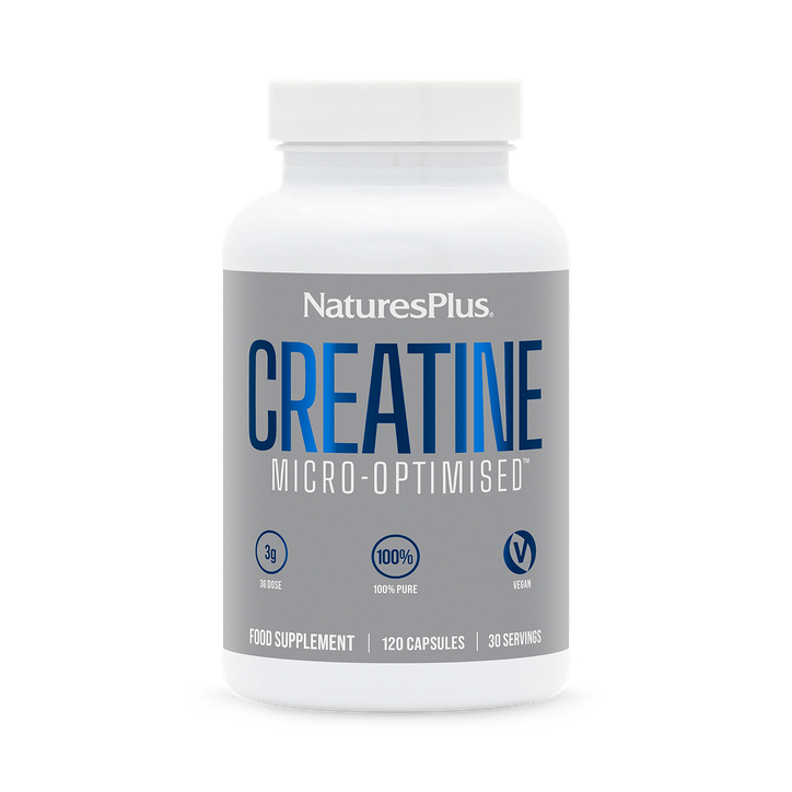 NaturesPlus Creatine Monohydrate Micro-Optimised 120 Capsules
