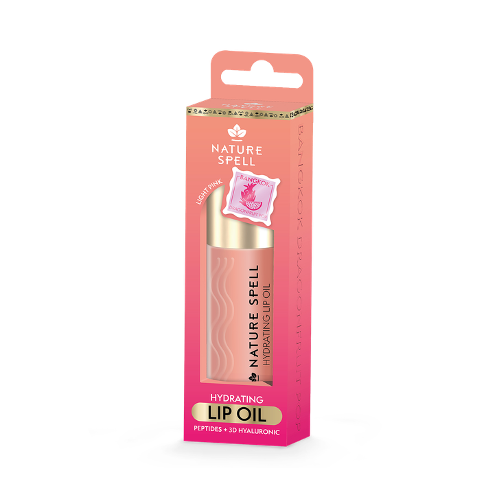 Nature Spell Nature Spell Nature Spell Hydrating Lip Oil 6ml Bangkok Dragonfruit Pop - Light Pink (Non shimmer) Bangkok Dragonfruit Pop - Light Pink (Non shimmer)