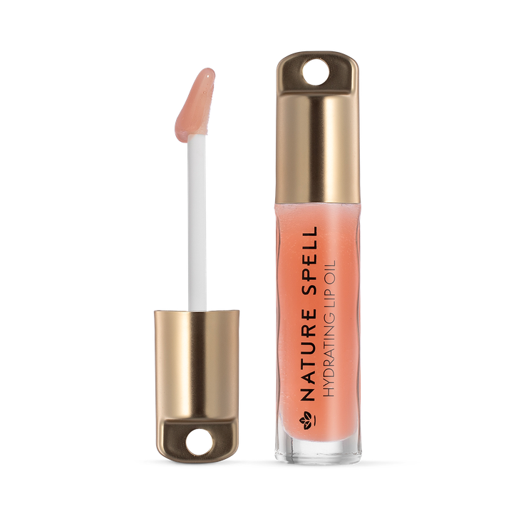 Nature Spell Nature Spell Nature Spell Hydrating Lip Oil 6ml Tokyo Sakura Blossom - Soft Pink Shimmer Tokyo Sakura Blossom - Soft Pink Shimmer