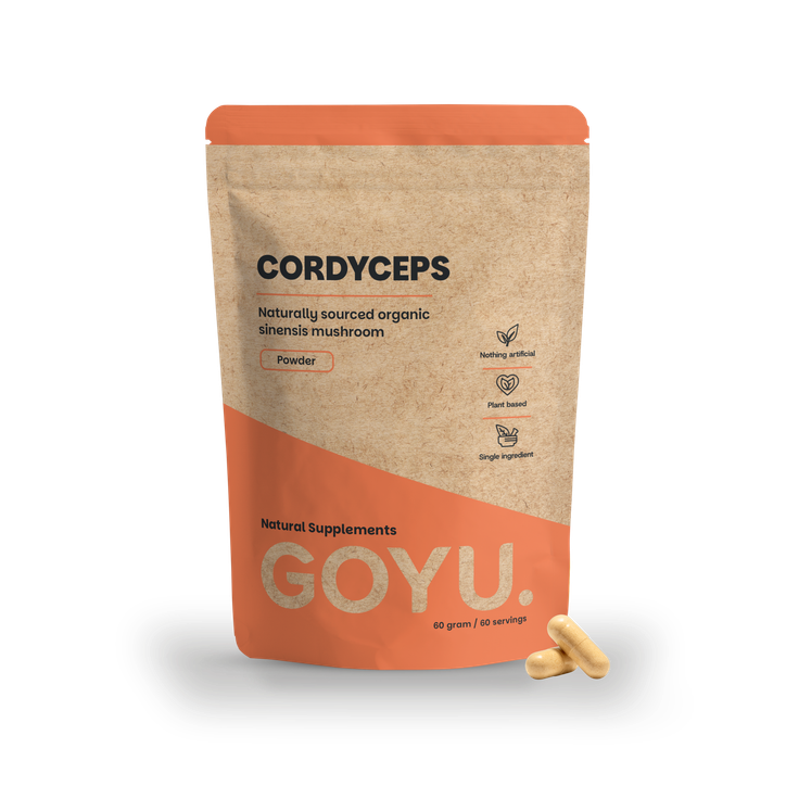 GOYU Cordyceps Capsules 500mg Organic - 60 Capsules
