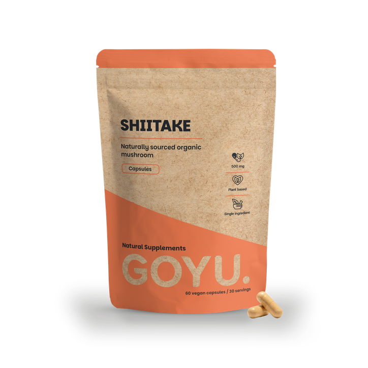 Cupplement Shiitake 500mg Organic - 60 Capsules