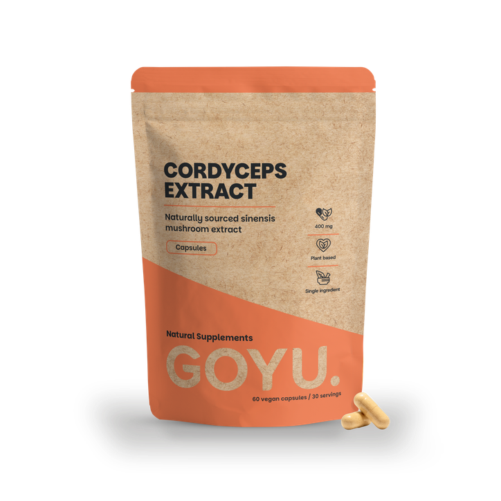 GOYU Cordyceps Extract Capsules 400mg - 60 Capsules
