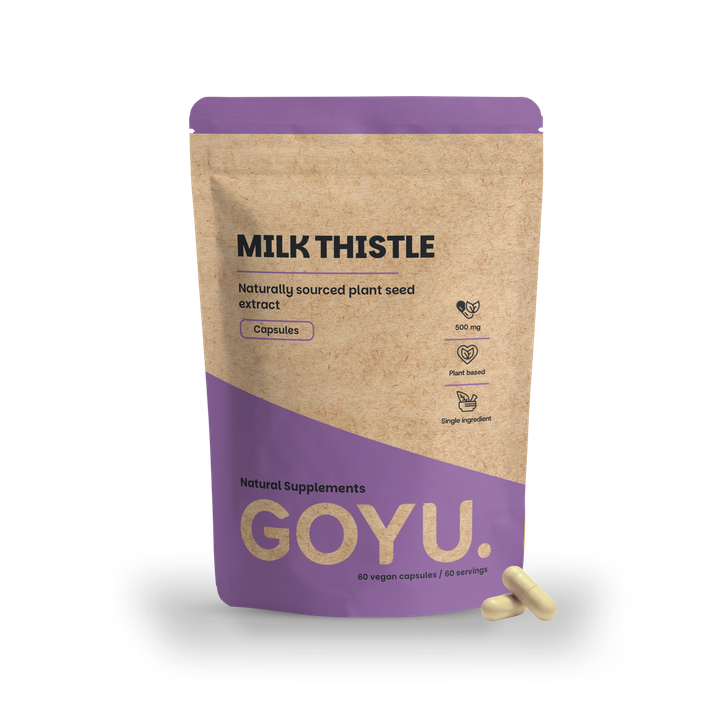 GOYU Milk Thistle Extract Capsules 500mg - 60 Capsules