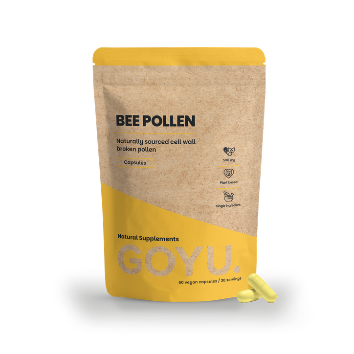Cupplement Bee Pollen Extract 500mg - 60 Capsules