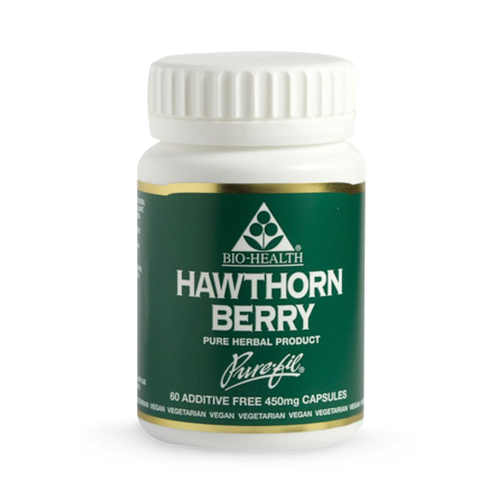 Bio-Health Hawthorn Berry Food Supplement 60 Capsules