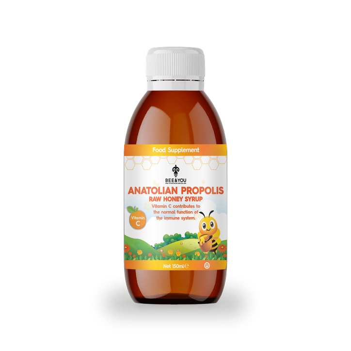 BEE&YOU Propolis Honey & Vitamin C Syrup for Kids & Adults 150ml
