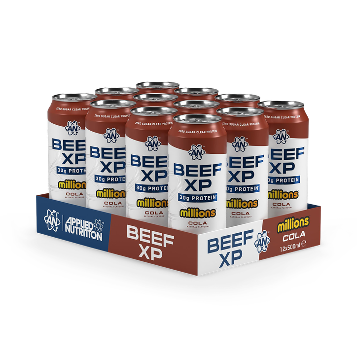 Applied Nutrition Beef XP Can - 30g Protein - Millions Cola - 12 x 500ml