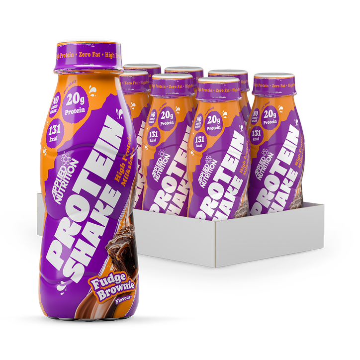 Applied Nutrition High Protein Shake - 20g Protein - Fudge Brownie - 8 x 330ml