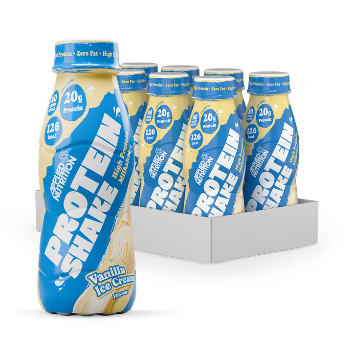 Applied Nutrition High Protein Shake - 20g Protein - Vanilla Ice Cream - 8 x 330ml