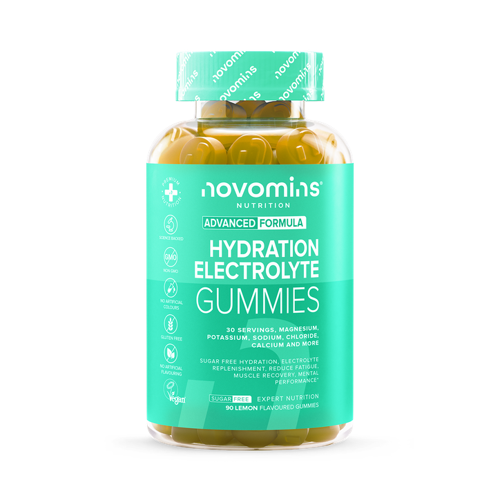 Novomins Hydration Electrolyte Gummies - 30 servings Lemon 90 Gummies