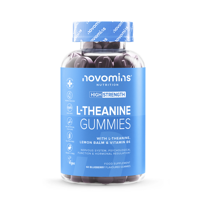Novomins L'Theanine Gummies Blueberry 60 Gummies