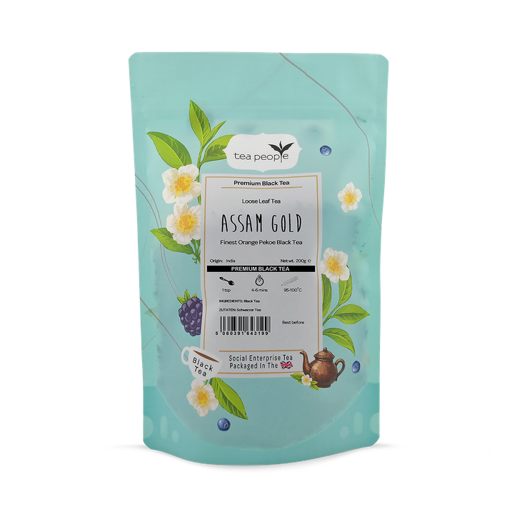 Tea People Assam Gold - Loose Leaf Black Tea - 200g Refill Pack