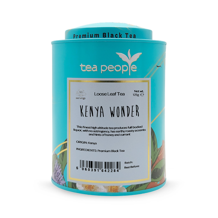 Tea People Kenya Wonder - Loose Leaf Black Tea - 125g Tin Caddy