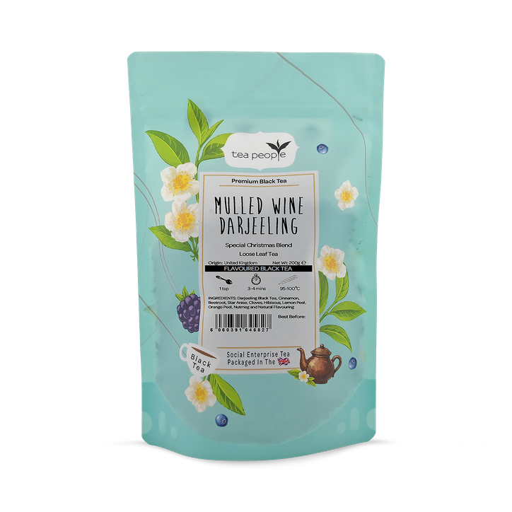 Tea People Mulled Wine Darjeeling - Loose Leaf Black Tea - 200g Refill Pack