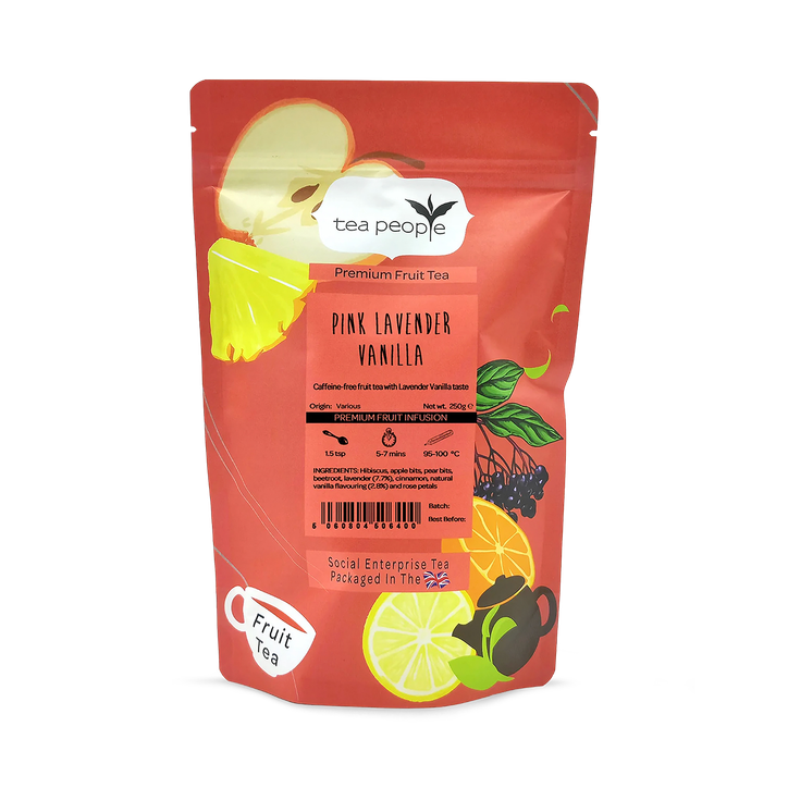 Tea People Pink Lavender Vanilla - Loose Leaf Fruit Tea -  250g Refill Pack