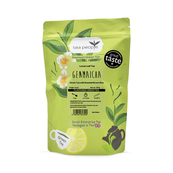 Tea People Genmaicha - Loose Leaf Green Tea - 250g Refill Pack