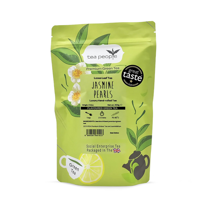 Tea People Jasmine Pearls - Loose Leaf Green Tea - 200g Refill Pack