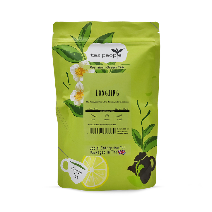 Tea People Longjing Dragon Well - Loose Leaf Green Tea - 200g Refill Pack