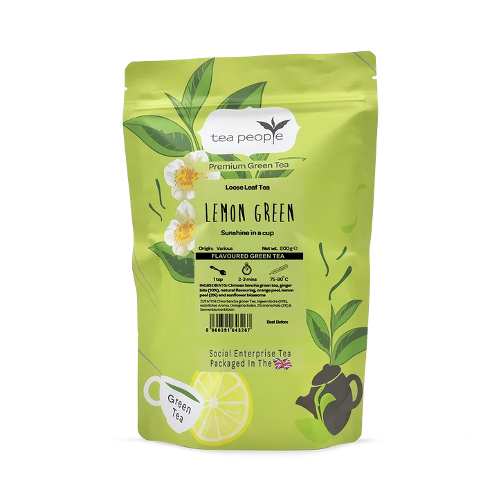 Tea People Lemon Green - Loose Leaf Green Tea - 200g Refill Pack