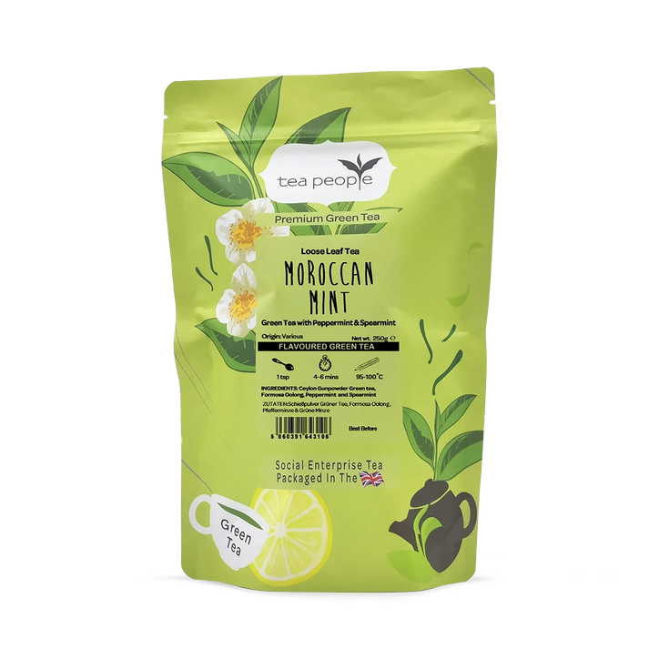 Tea People Moroccan Mint - Loose Leaf Green Tea - 250g Refill Pack